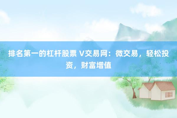 排名第一的杠杆股票 V交易网：微交易，轻松投资，财富增值