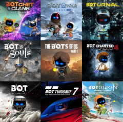 实盘配资平台查询 索尼晒小机器人版游戏封面 玩家质疑我《血源》呢