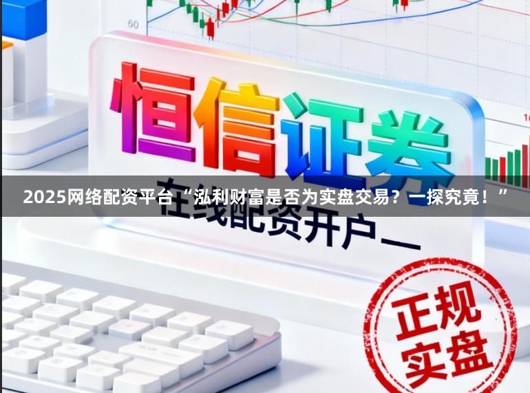 2025网络配资平台 “泓利财富是否为实盘交易?一探究竟!”