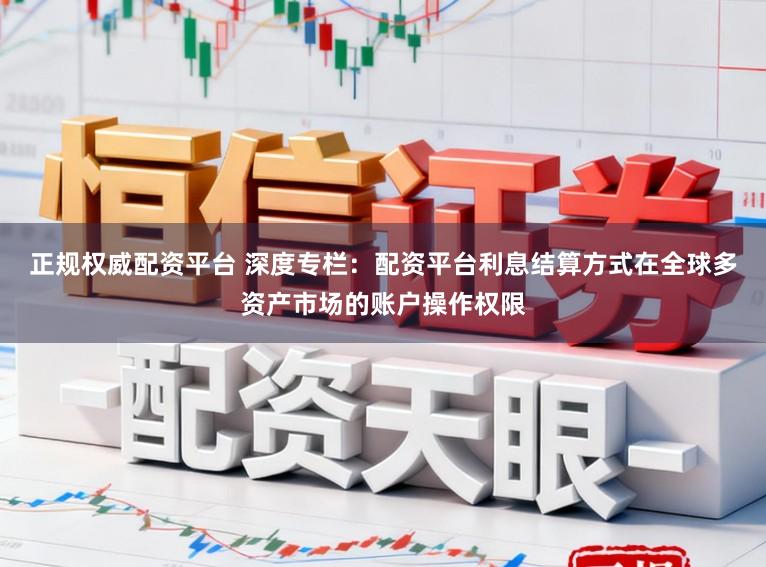 正规权威配资平台 深度专栏：配资平台利息结算方式在全球多资产市场的账户操作权限