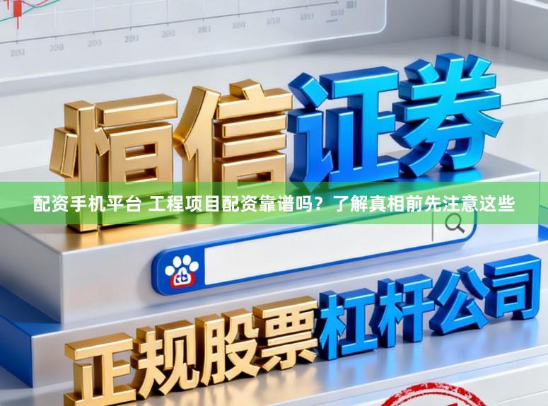配资手机平台 工程项目配资靠谱吗？了解真相前先注意这些