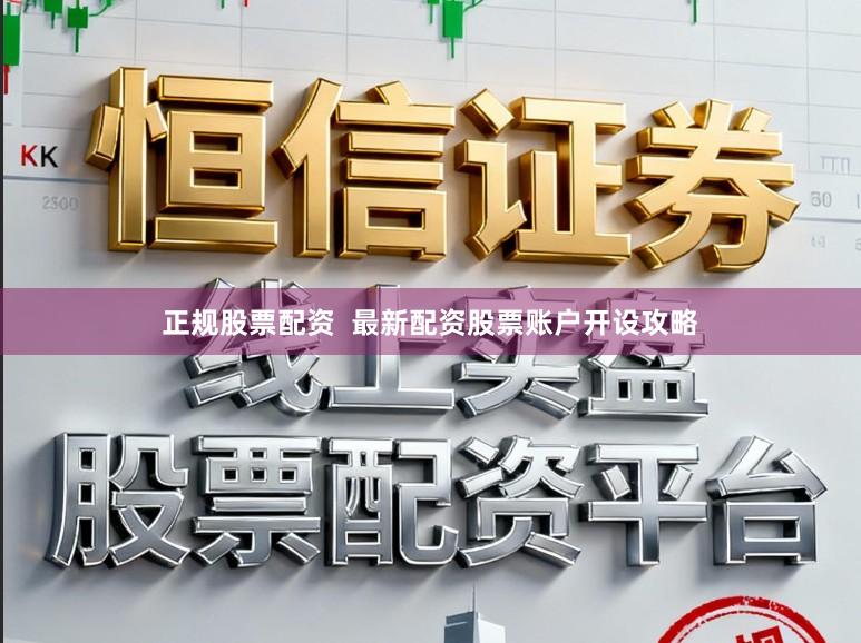 正规股票配资  最新配资股票账户开设攻略