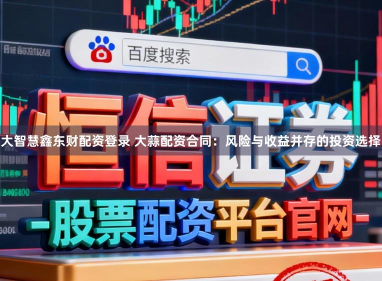大智慧鑫东财配资登录 大蒜配资合同：风险与收益并存的投资选择